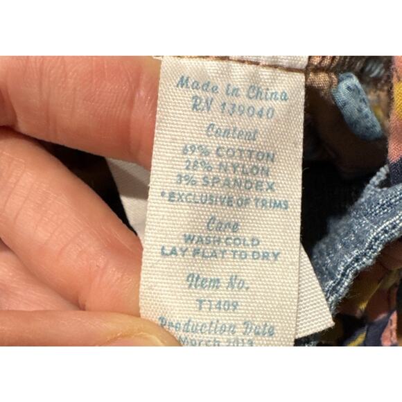 Matilda Jane Paint By Numbers Dress Girls Size 2 Bird Floral Print Teapot Artsy - Picture 8 of 8